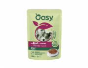 OASY Strips in Gravy Adult with Beef and carrots - vlhké krmivo pro psy - 100g