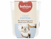 Svicka Bolsius True Scents, cerstva bavlna, 80x73 mm, ve skle