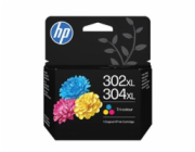 HP 302XL/304XL Tri-clr Original Ink Cartridge (300 pages)