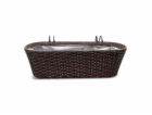 Květináč Domoletti 53000011110, plastový, O 50 cm, hnědý