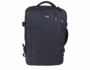 Turistický batoh 4kom.pl DONAU TRAVEL Batoh Praha, 17, 32l, USB + kabel, černý