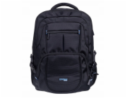 Batoh Akasa DONAU TRAVEL Amsterdam, 17, 35l, USB + USB-C kabel, černý