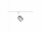 Paulmann Spot Blossom URail max 1x10W G9 DIM 230V bílá RAL 9003 / kouřové sklo