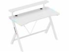 Herní stůl Huzaro Hero 1.9 RGB, bílý