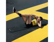 Wozinsky WNSP-15C Cvičební podložka 183 x 61 x 1,5 cm silná gymnastická podložka na jógu a fitness - černá