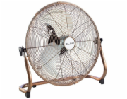 Podlahový ventilátor 18"/45cm 200W s cirkulačním čerpadlem, měděný, zlatý