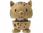 Hoptimist ická figurka leoparda z dubu (37814)