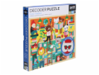 Petit Collage Puzzle knihovna 100 ks s 3D brýlemi