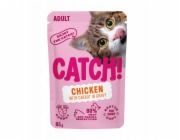 CATCH Chicken and carrot in gravy - mokré krmivo pro kočky - 85g