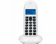 Motorola Bezdrátový pevný telefon C1001CB+ (bílý)