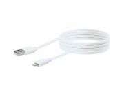 USB kabel Schwaiger Schwaiger USB kabel 2.0 Apple Lightning 2,0 m Flachkabel weiß