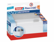 Tesa Waterproof Regal White se 4 velkými proužky Powerstrips