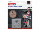 Tesa Powerbutton Hook Classic z nerezové oceli, čtvercový