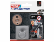 Tesa Powerbutton Hook Classic z nerezové oceli, čtvercový