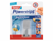 Tesa Voděodolné háčky z nerezové oceli s 2 velkými proužky Powerstrips