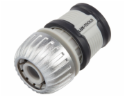 LUX-TOOLS Kovová hadicová spojka s uzávěrem vody pro hadici 19 mm (3/4")