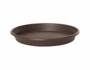 Univerzální kulatý podtácek Florus, průměr 22 cm, hnědý