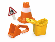 Sada hraček do písku Hape, 4dílná, vícebarevná