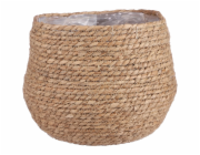 Kulatý košík Mica Decorations Jorck, světle hnědý, V 24 x O 26 cm (DxŠxV)