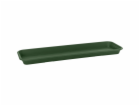 Florus Standard 80 cm tmavě zelený květináč s podmiskou