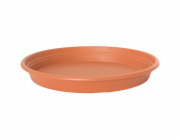 Univerzální kulatý podšálek Florus, průměr 10 cm, terakotový