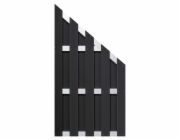 WPC plot z prken Grace Line sloní barva antracit 180/90 cm x 90 cm x 3,3 cm