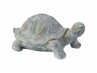 Dekorativní figurka želvy, tmavě šedý polyresin, 41,5 x 2...