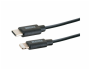 Synchronizační a nabíjecí kabel Schwaiger® Apple Lightning, černý, 2 m