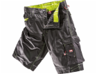Pracovní kraťasy Bullstar Ultra Black-Lime, velikost 56