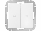 Přepínač elektrotechnického materiálu Finnja White - Matt