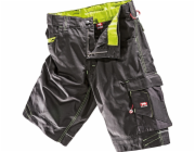 Pracovní kraťasy Bullstar Ultra Black-Lime, velikost 58
