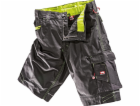 Pracovní kraťasy Bullstar Ultra Black-Lime, velikost 50