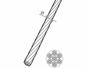 Nerezové lano Conacord O 2 mm x 10 m