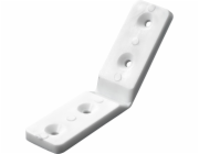Rohová spojka Hettich 20 mm x 90 mm plastová bílá 1 kus