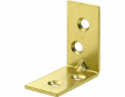 Konzola židle Hettich 30 mm x 30 mm x 15 mm ocel, mosazný povlak, 8 kusů