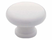 Knoflík 0385, plast bílý