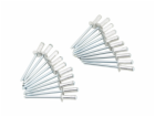 LUX-TOOLS Vícerozsahové slepé nýty 4 mm x 9,5 mm