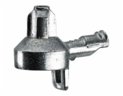 Podpěry polic Hettich s čepy, O 3 mm / 5 mm, tlakově litý zinek, 20 kusů