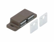 Magnetický uzávěr Hettich 2 x 3 kg, pevný, hnědý