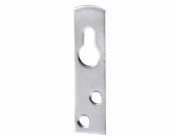 Závěs na skříňku s klíčovou dírkou 55 mm x 11 mm, pozinkovaná ocel