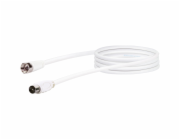 Schwaiger SAT propojovací kabel 75 dB 1,5 m F-konektor/IEC konektor