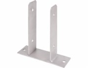 Nerezový podpěrný sloupek ve tvaru U k přišroubování, Š 71 mm x V 200 mm