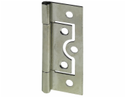 Závěs Hettich pro lamelové dveře 75 mm x 32 mm, poniklovaná ocel, 2 kusy