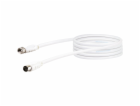 Propojovací kabel Schwaiger SAT, F-zástrčka do IEC zásuvk...