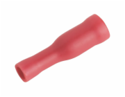 Kulatý konektor 0,5 mm2 - 1,5 mm2 plně izolovaný červený 10 kusů