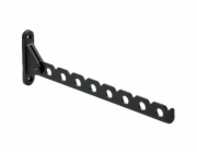 Sušák na prádlo Hettich, ocel/plast, matná černá, délka 310 mm, 1 kus