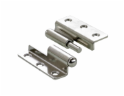 Nábytkový pant Hettich 50 mm x 40 mm levý zalomený, niklovaný