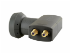 Schwaiger® Sun Protect - digitální dvojitý LNB antracitový