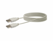 Schwaiger USB 2.0 propojovací kabel 1,5 m světle šedý