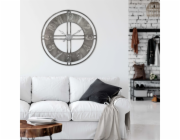 Nástěnné hodiny Wall-Art XL Industrial O 50 cm stříbrné
